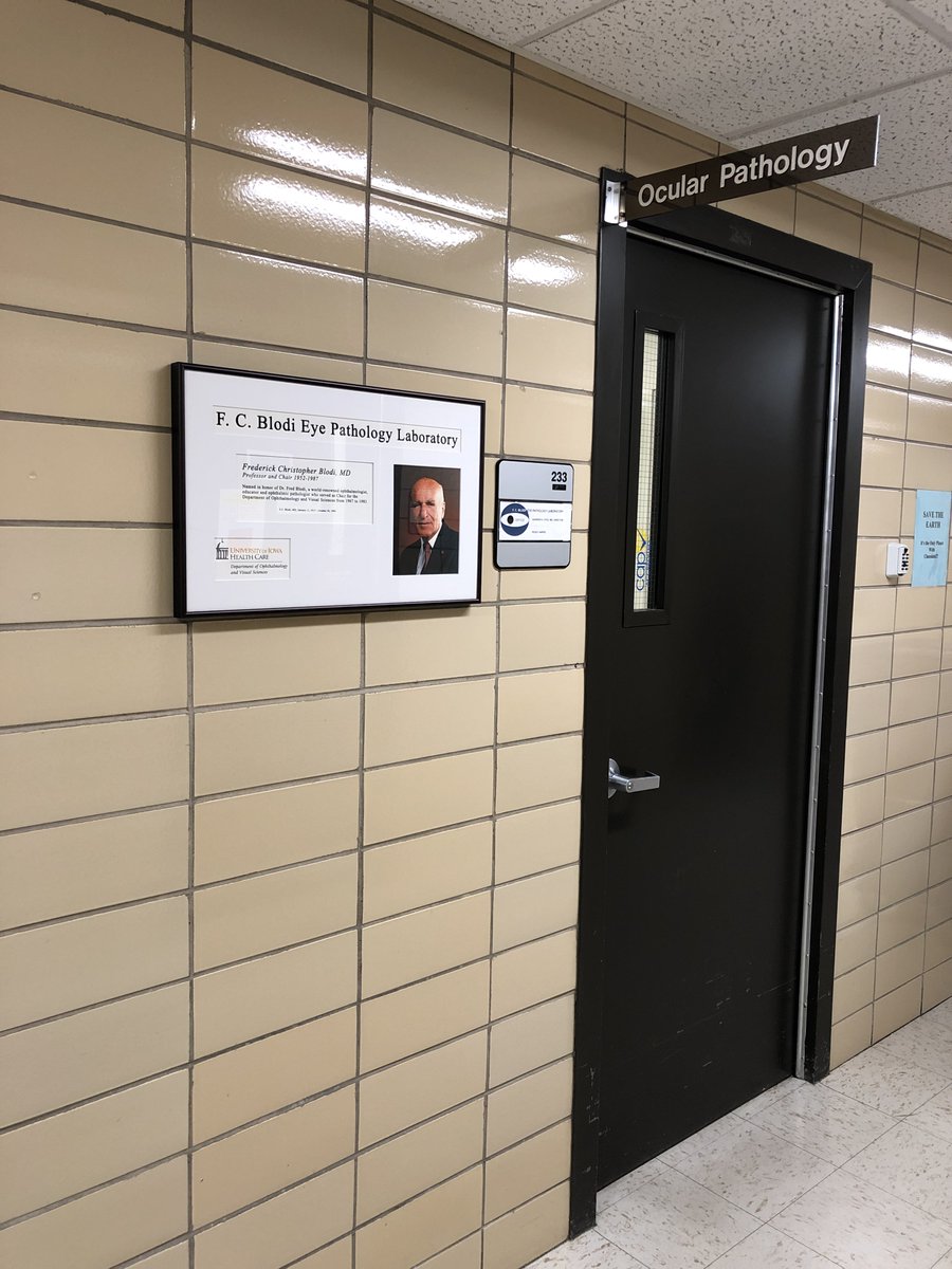 uiowaeye's tweet image. #DYK the F.C. Blodi Eye Pathology Laboratory is one of less than 10 independent eye pathology labs in the United States? Happy #LabWeek to our dedicated and hardworking team! #ASCPLabWeek21