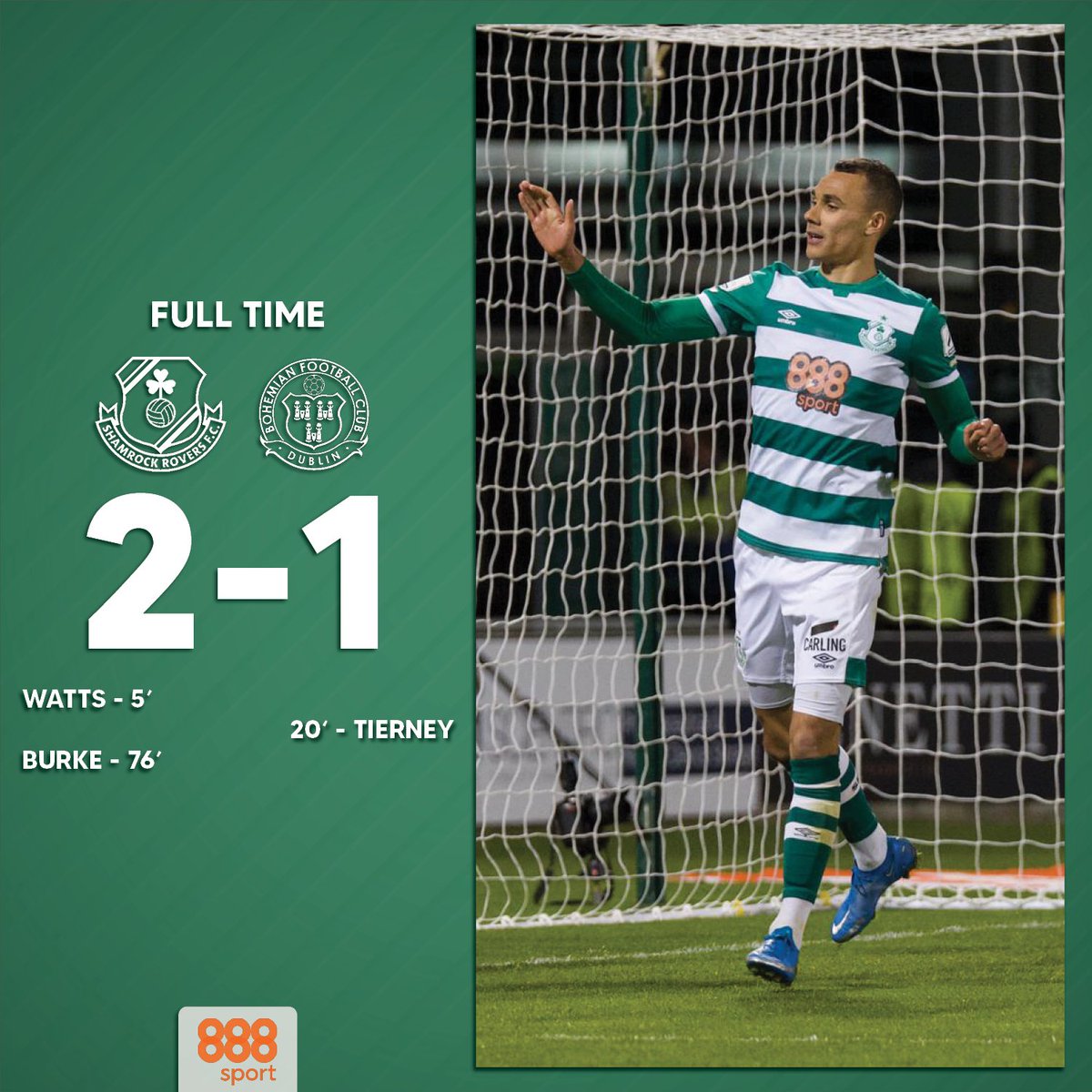 Dublin's green and white.

#WeAreRovers | #TogetherAsOne