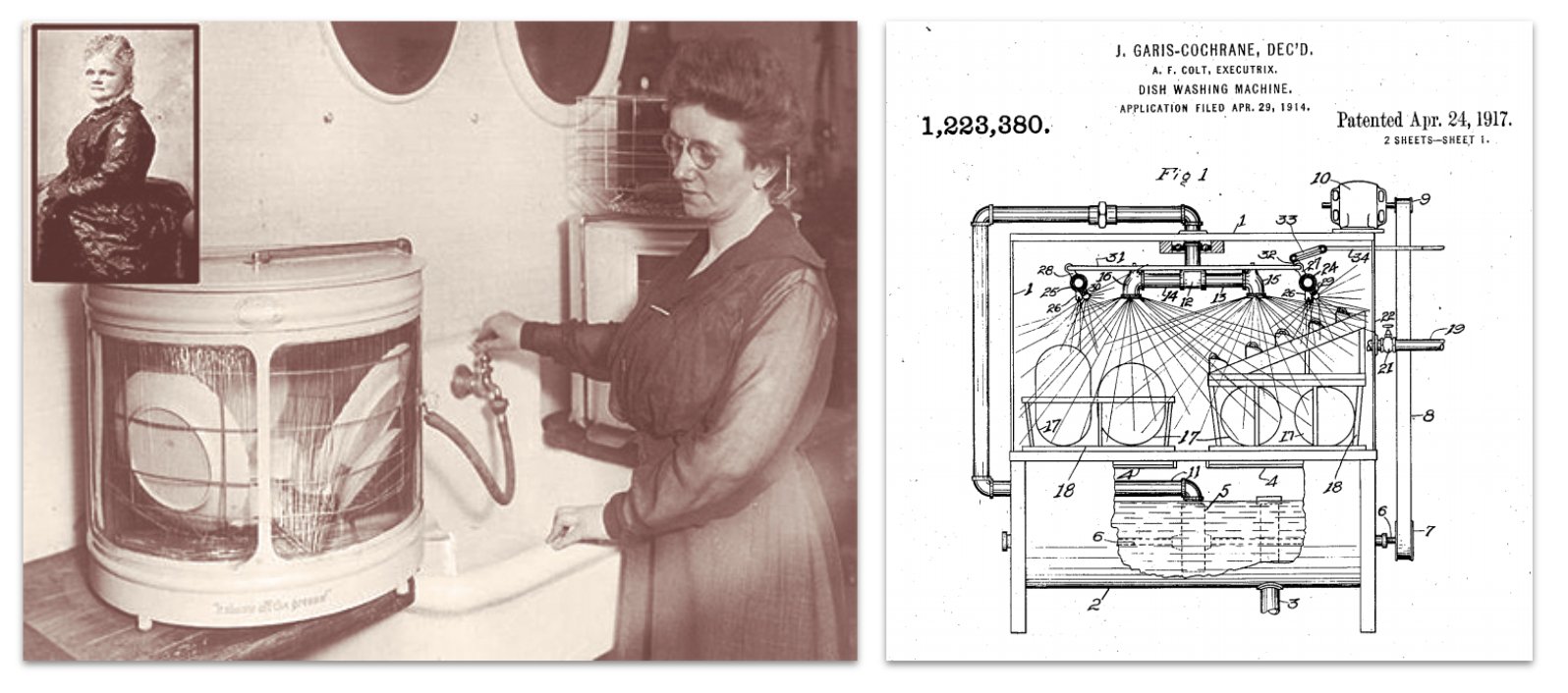 Dishcare on Twitter "On April 24 1917, Josephine Garis Cochrane