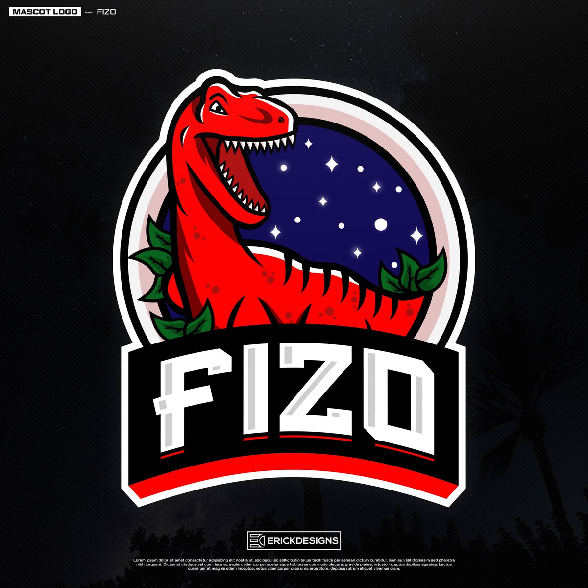 Erick_Designs's tweet photo. Mascot Logo - Fizo 🦖
.
Me ayudas mucho compartiendo y dando like ❤️ https://t.co/xdEtzs7Gam
