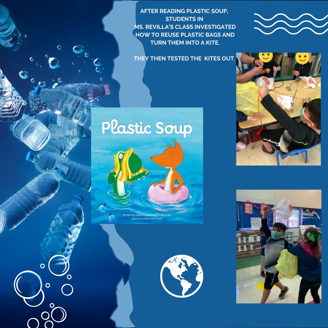 Great things are happening in Ms. Revilla’s Class. In celebration of earth 🌏 day they are bringing awareness to the plastic in our ocean’s 🌊. #remarkablyKnox #earthday21 #keepouroceansclean