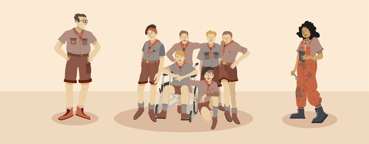 Retour sur Explorêve: Immersion 2 - En te baladant dans le ballon songe, tu redécouvres Moisson et les souvenirs du Jamboree de la Paix de1947. La visite du lieu de ce rassemblement historique te permettra de récupérer des pièces pour réparer le ballon abîmé par l'atterrissage.☁️