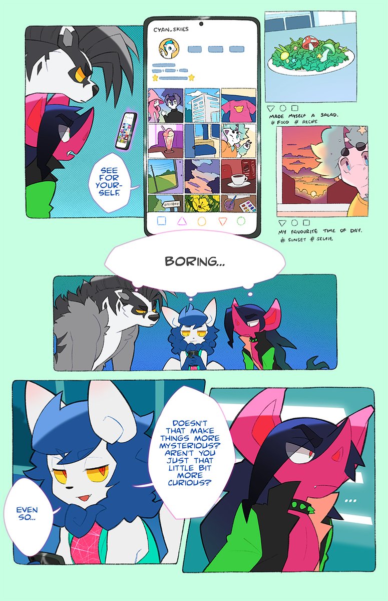 Fudo & Casper 03: Fool's Resolve (1/1)
Meet Team Dark! Vivi the Meowstic is dark at heart. She belongs to the amazing @Sparrow_0v0, who kindly let me use her in this comic! Thank you againnn 