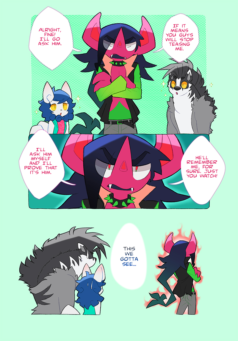 Fudo & Casper 03: Fool's Resolve (1/1)
Meet Team Dark! Vivi the Meowstic is dark at heart. She belongs to the amazing @Sparrow_0v0, who kindly let me use her in this comic! Thank you againnn 