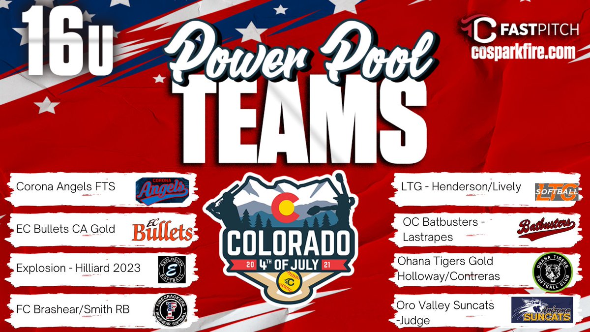 These Teams! 🔥💪
👉 <a href="/ecbulletsCA/">EC Bullets CA</a> <a href="/Firecrackersinc/">Firecracker Softball</a> <a href="/ocbatbusters/">ocbatbusters</a> <a href="/ohanatigers/">Ohana Tigers Softball</a> @OrovalleySuncats @Ltg2023 <a href="/TCSFastpitch/">TC Fastpitch</a>