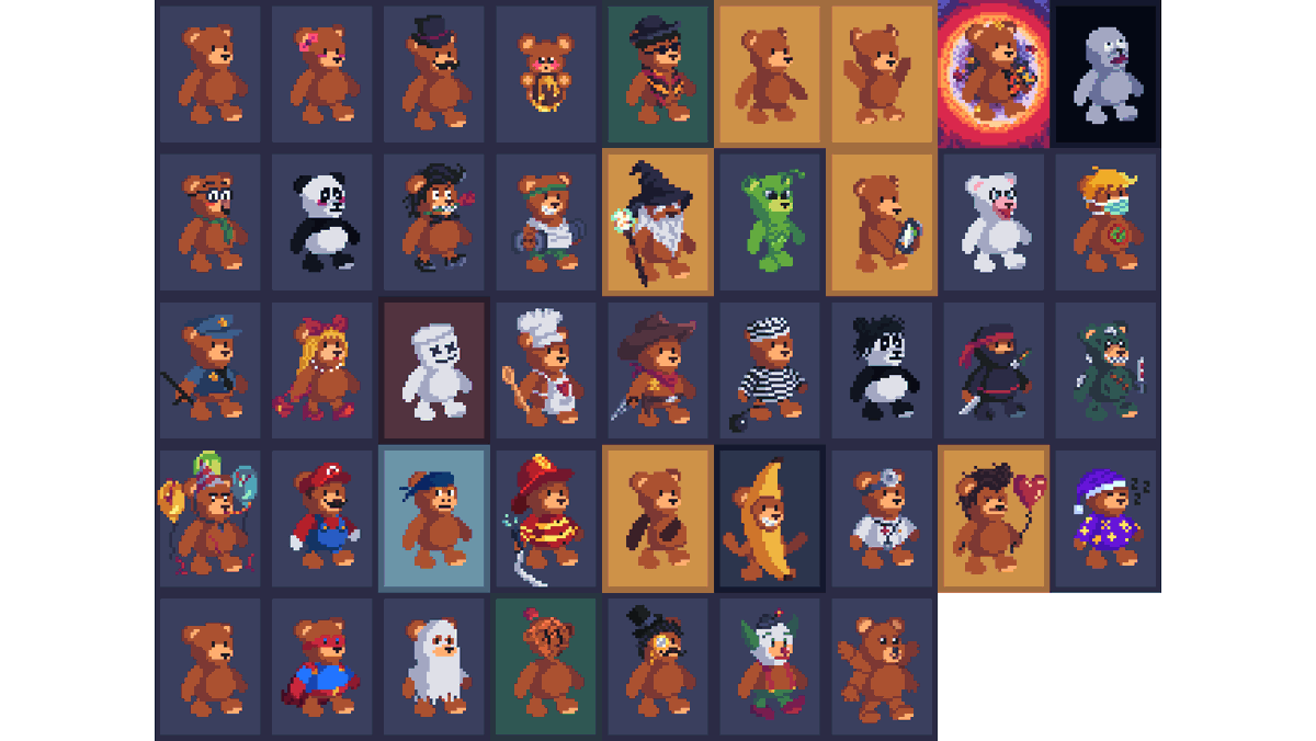 numo_0's tweet photo. CryptoTeddies Collage 

WOW 32 of 43 already sold! 🐻💸Thanks!

https://t.co/zm6oop5oTP

#NFT #nftcollectors #cryptoart https://t.co/oSytdwgSCO