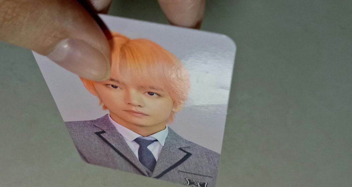Taehyung LY Answer L ver. PC- Has creases and marks.- Back print visible from front