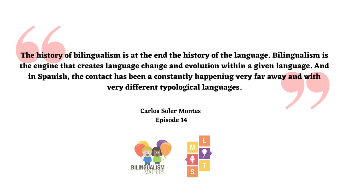 To celebrate #SpanishLanguageDay, why not listen to our latest episode with Dr @SolerMontes! Find it on mlstpodcast.com, or on #Spotify etc! 

#mlstpodcast #podcast #bilingualism #espanol 

@SpanishinSoc @spanishlanguage @SpanishDict @SchoolofPPLS @EdinburghUni