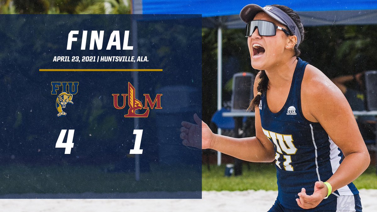 FIUBeachVB's tweet image. FINAL | Panthers top ULM! 

#PawsUp 🐾 | #PantherPride