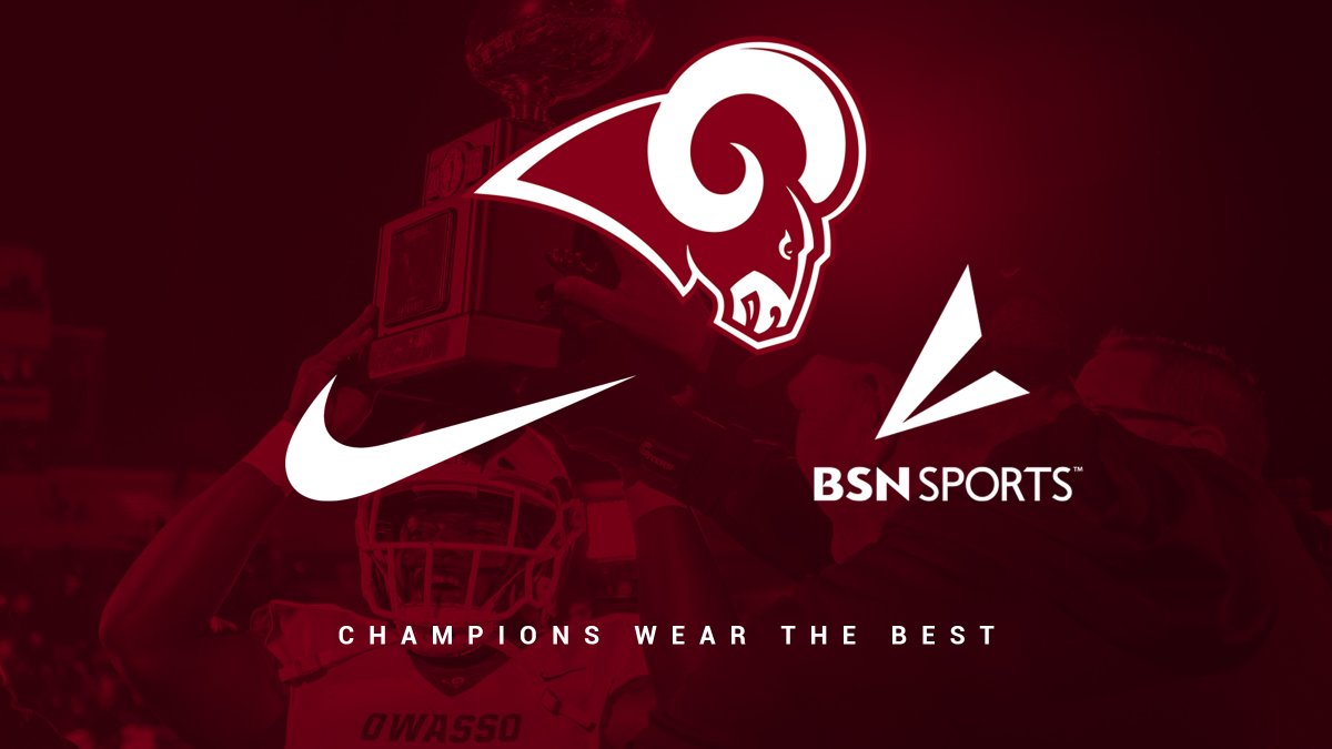 Owasso Athletics is proud to announce a partnership with BSN SPORTS and Nike. We strive to be the best in all that we do, uniforms and apparel are no different. #CHAMPIONS wear the best! 📈🔥
<a href="/BSNSPORTS/">BSN SPORTS</a> <a href="/Nike/">Nike</a>