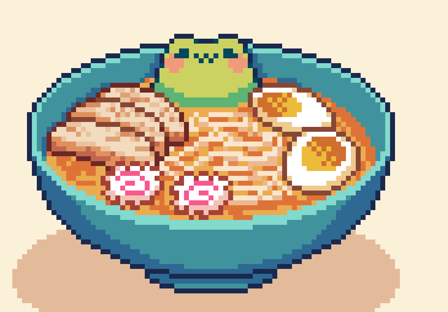 silkanide's tweet photo. close ups #frogpon #pixelart #ドット絵 https://t.co/yqUFjWly43