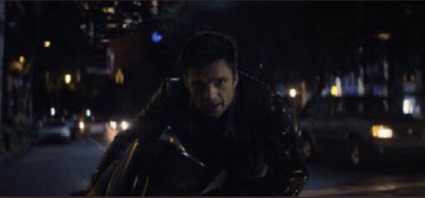 bucky barnes on a motorcycle. we all agree.