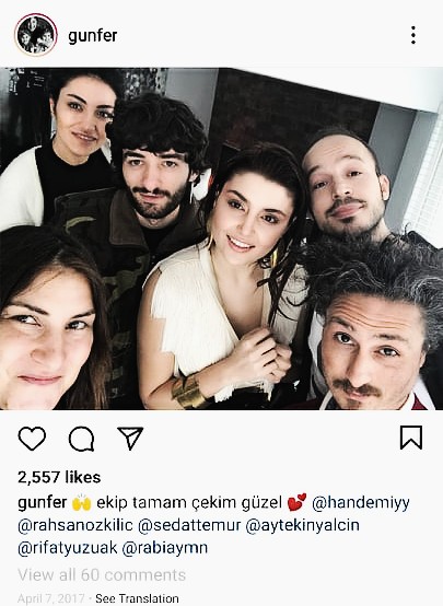 Hande and Gunfer working together in 2017: