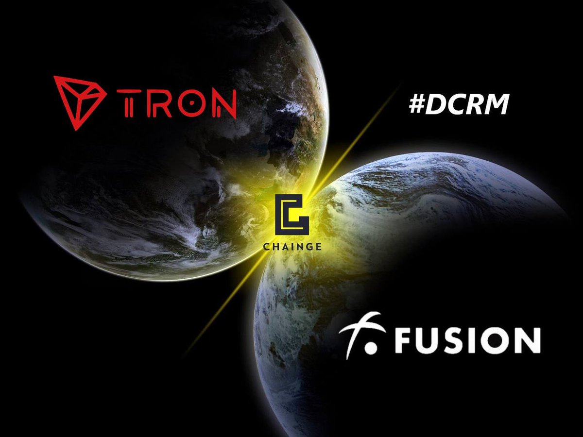 🌟 WHEN 2 PLANETS COLIDE A NEW STAR IS BORN 🌟

The strong #TRON community is among the first to experience the power of unique #DCRM tech in the app that will #Chaingefinance forever...

⭐ <a href="/justinsuntron/">H.E. Justin Sun 👨‍🚀 🌞</a> &amp; <a href="/djqianfusion/">DJ Qian 🪢</a> ⭐ #CHNGgo 

$TRON #TRONICS #TronNetwork $CHNG #FSN #defi