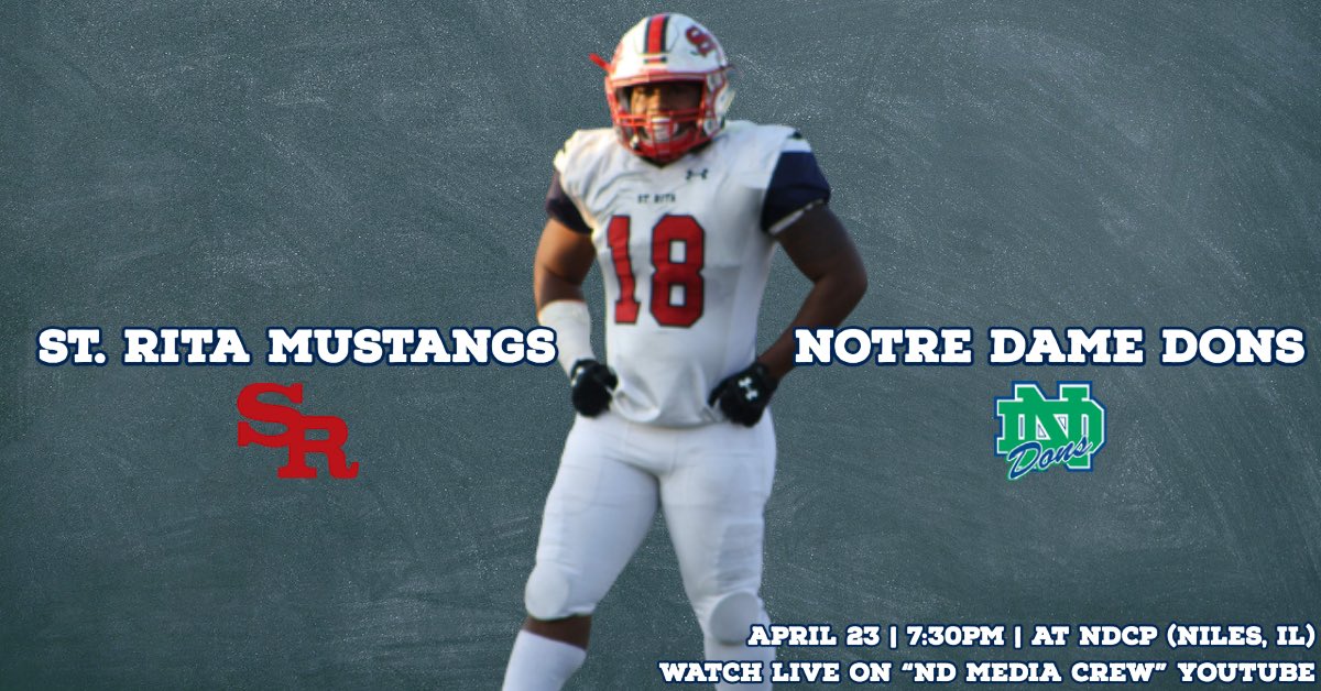 St. Rita Football on Twitter "Week 6 Championship Game Day Mustangs