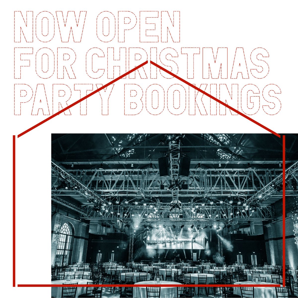 We’re now taking Christmas bookings!

Enjoy a festive foray in our characterful, Grade II listed Victorian warehouse - Exhibition London offers a unique opportunity to celebrate Christmas in style.

Find out more via bit.ly/Ex-mas