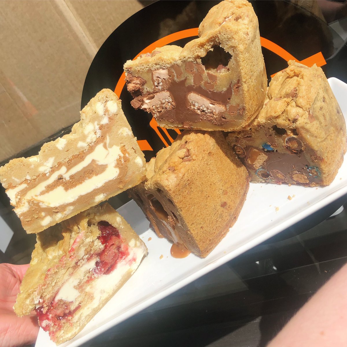 🍪 COOOKIE PIES 🍪 ⠀
⠀
M&amp;M and Snickers Cookie Pie⠀
Lotus and White Choc Cookie Pie ⠀
Jammie Dodger Cookie Pie ⠀
Caramel Cookie Pie ⠀
Double Decker Cookie Pie ⠀
⠀⠀
CALL TO PRE ORDER ☎️ 01743 588794 OR DELIVERY VIA <a href="/EatsShrewsbury/">Shrewsbury Eats</a> 🚙