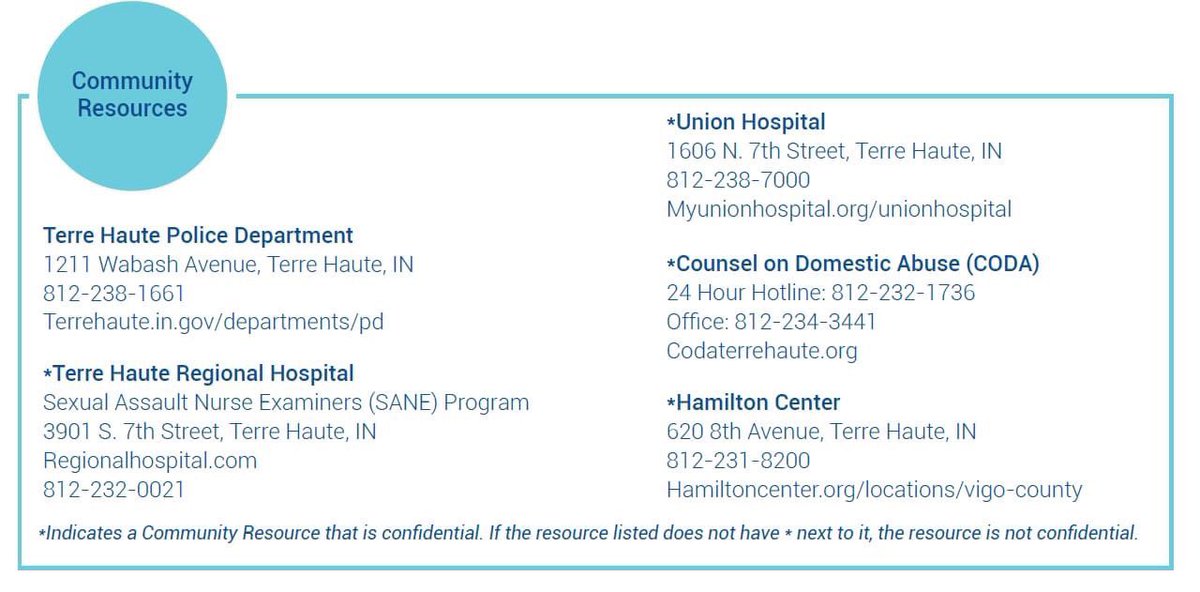 Attention Sycamores! TAKE NOTE of all the resources captured in the photos! These are here for you, WE are here for you and your fellow Sycamores!

Do your part to ensure all of our Sycamores have this info- and #ShareIt!