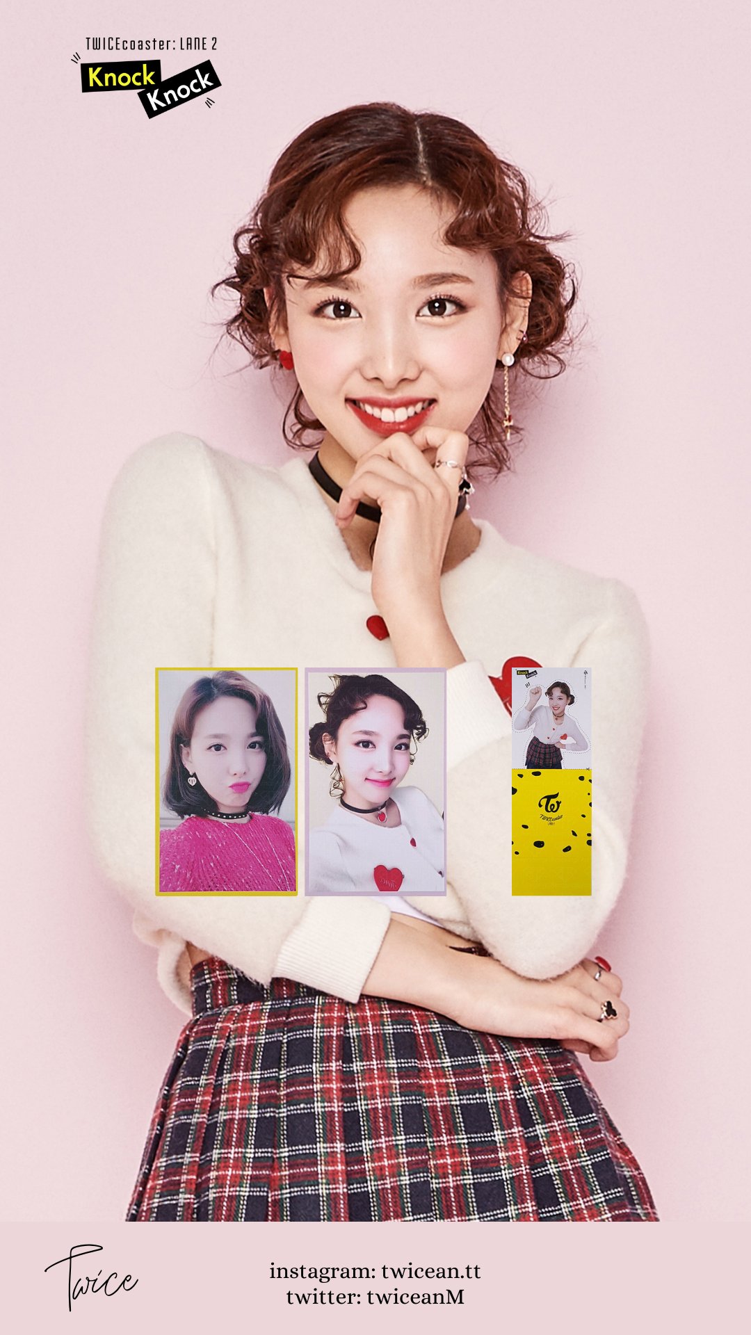 Twiceanm Knock Knock Templates Are Here Feel Free To Use Them You Can Find Them Here T Co Qidawu7eym Twice Nayeon Jeongyeon Momo Pcs s Twice Twicecoaster Lane 2 Photocards Nayeon Jeongyeon