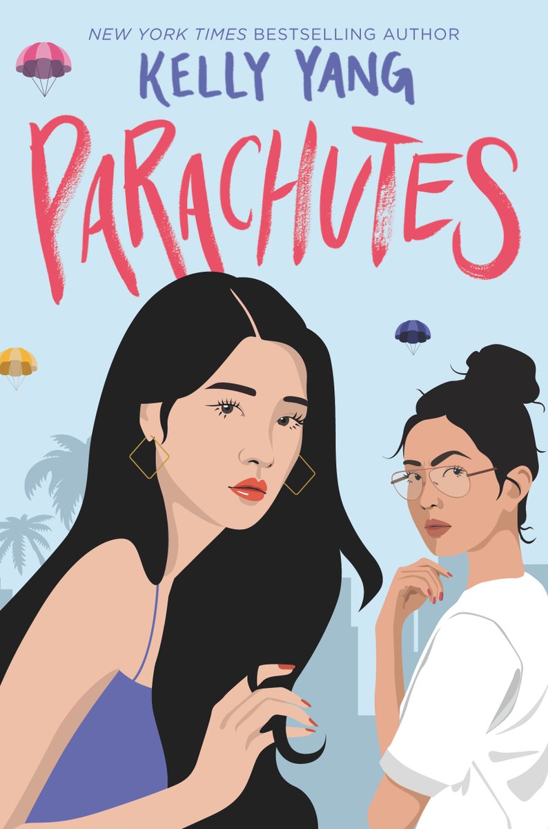 Starting at 1pm EST - Parachutes by @kellyyanghk, moderated by @PFTSTA school librarian Elizabeth Kahn @Taylorlibrarian. Join the panel: bit.ly/3dI7EfE