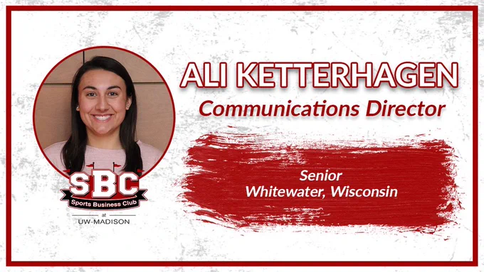 Image from Sports Business Club at UW-Madison (@SBCUW)