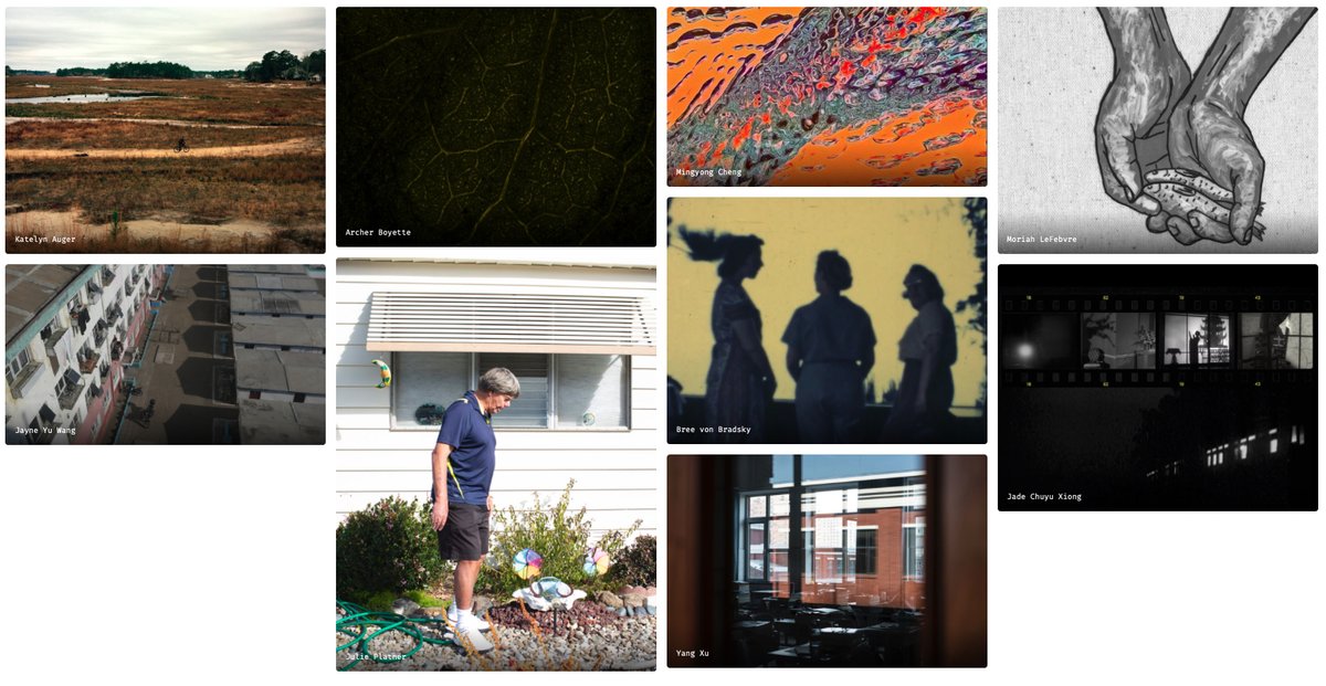 mfaeda's tweet photo. Opens two weeks from today: The 2021 MFA|EDA Thesis Exhibition /// Schedule and more info at https://t.co/bQCirjoECR /// Congratulations to the Class of 2021 @mfaeda #classof2021 #expdoc @ppgduke #TheRuby @dukearts #screensociety @dukeuniversity @dukegradschool #bragdeck https://t.co/wZ6r9YIQS5