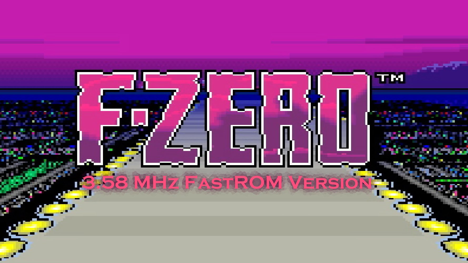 Vitor Vilela on X: ‼️ New Release ---> F-Zero with 3.58 MHz FastROM  support is now available for download! Experience the hyper fast game now  with zero slowdown! Download now:    /