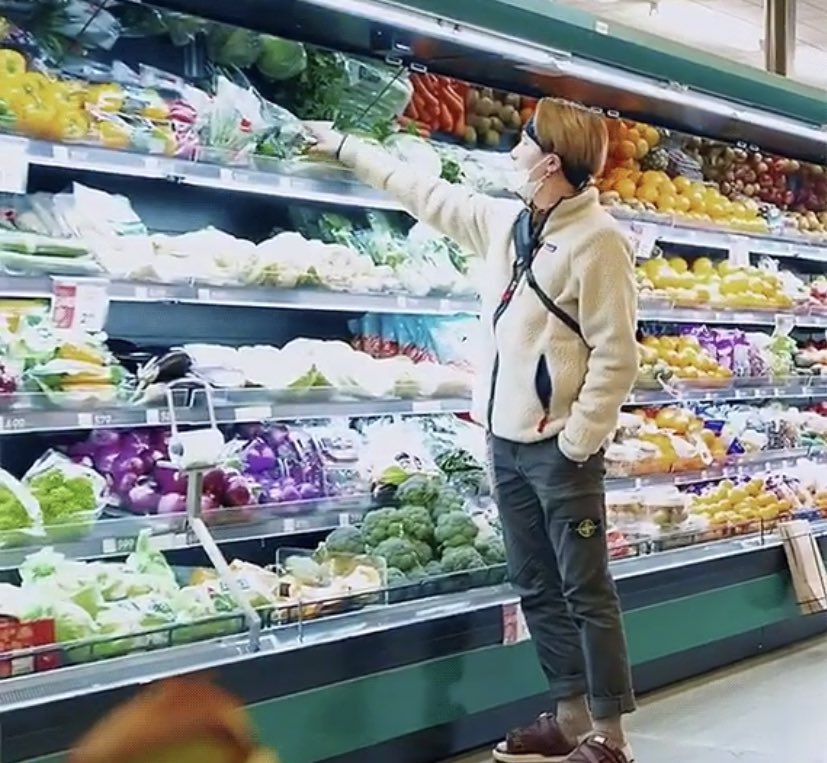 And a man who goes grocery shopping