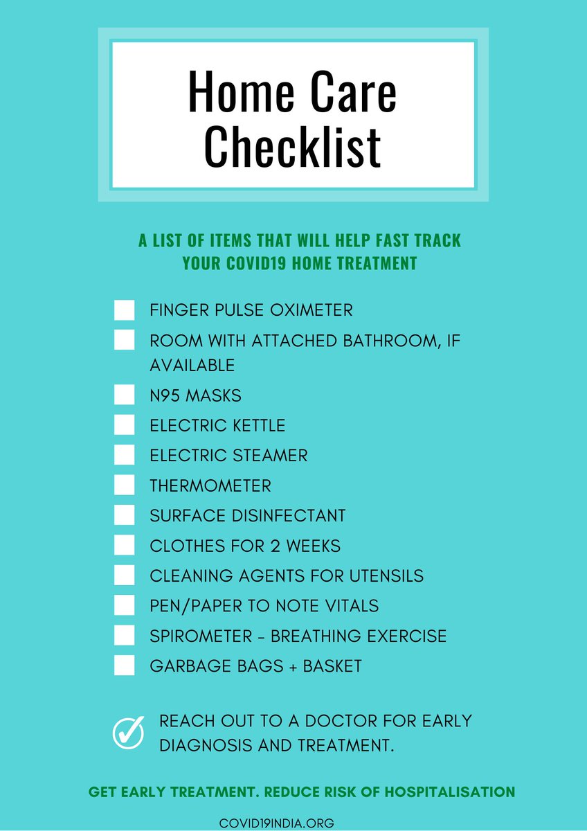  I got my test results and it's Covid19 positive. What do I do next?(a) Get your home care kit ready. Refer attached.(b) Consult a doctor who can advise medical prescription and assess severity of infection. Do not, please do not self medicate. Consult a doctor.5/n