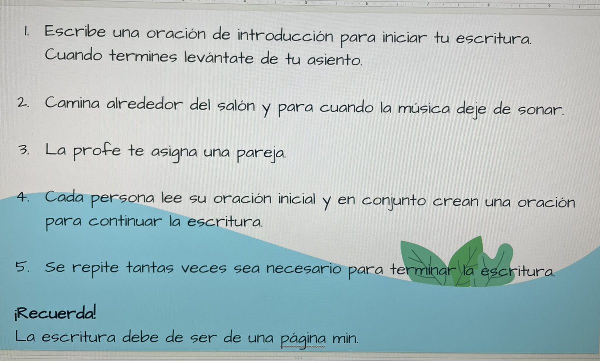 nogjess's tweet photo. Inspired by the idea of the Rovin Paragraph Frames from the book 7 Steps to a Language-Rich, Interactive FL Classroom. I created this activity ❤️ My students loved it! Thank you @AnnaTeachesELLs and @JohnSeidlitz  #katyisdlote #greatwaytoendtheweek #langchat #spanishteacher https://t.co/Z0VKxi7t2z