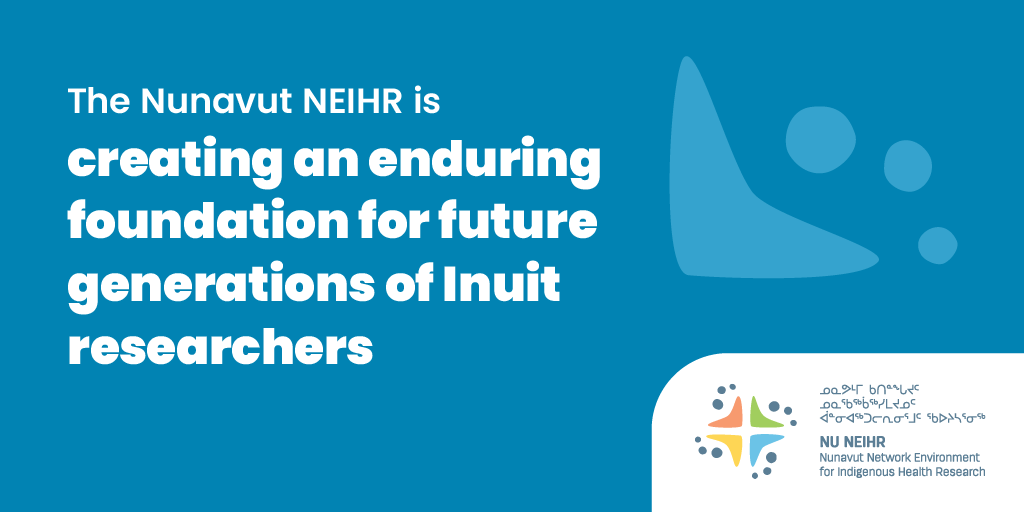 With your support, the #nuNEIHR is working to promote community-led health research across Canada and foster an environment that will support Inuit community leadership for generations to come. Learn more: bit.ly/3udx4aZ