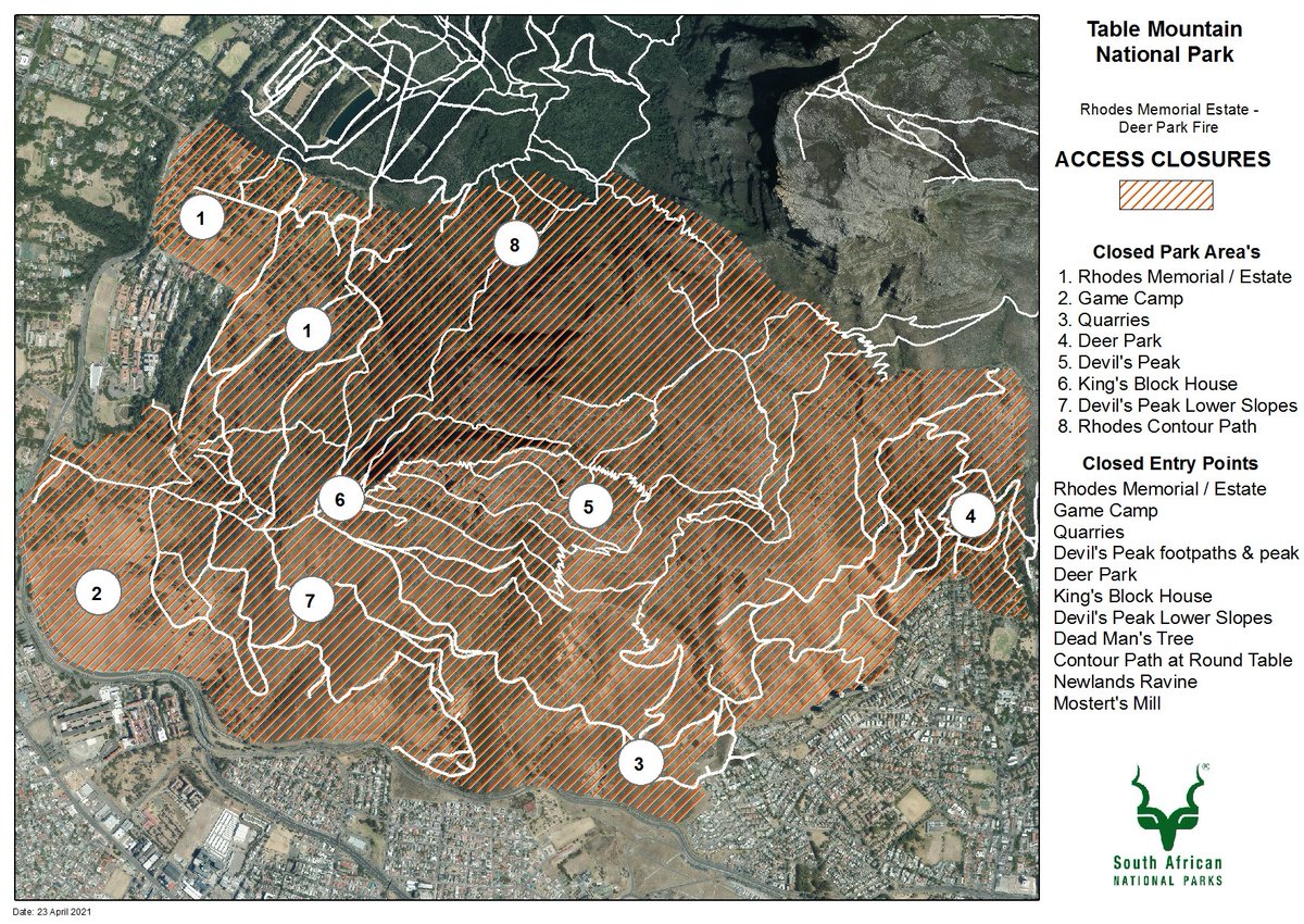 Media Release Table Mountain National Park Tmnp Opens Certain Areas For Recreational Use Post Fire Thread Tablemountainnp Takes Pleasure In Announcing The Re Opening Of Certain Areas Which Had Been Closed Off To