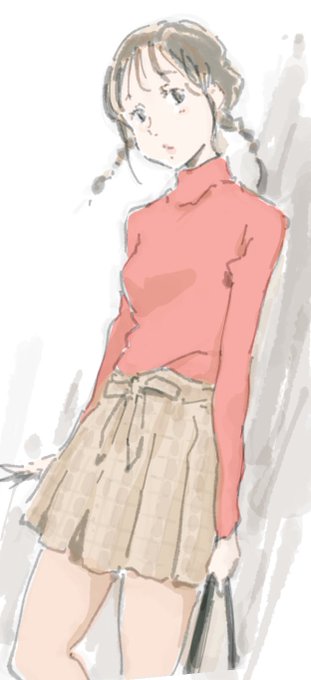 rkgk
陽キャファッションの写真見て描いたけどなんか陰キャぽくなってしまうw 