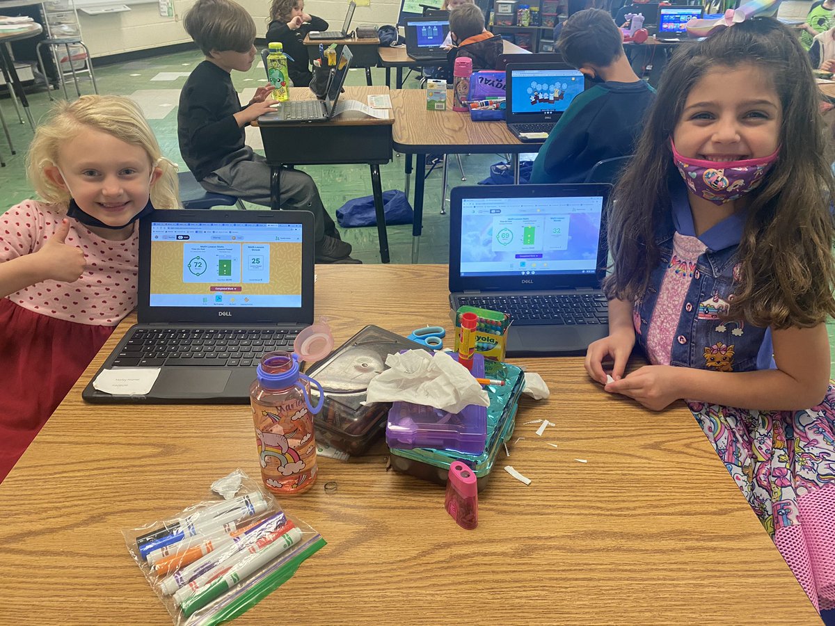 I-Ready Rockstars! These ladies chose to work on their I-Ready minutes during their free time! <a href="/NorthwestRISD/">Northwest RI Schools</a> <a href="/eamotley/">Ernest Motley, EdD</a> <a href="/SpencerStorey7/">Spencer Storey, Ed.D</a>