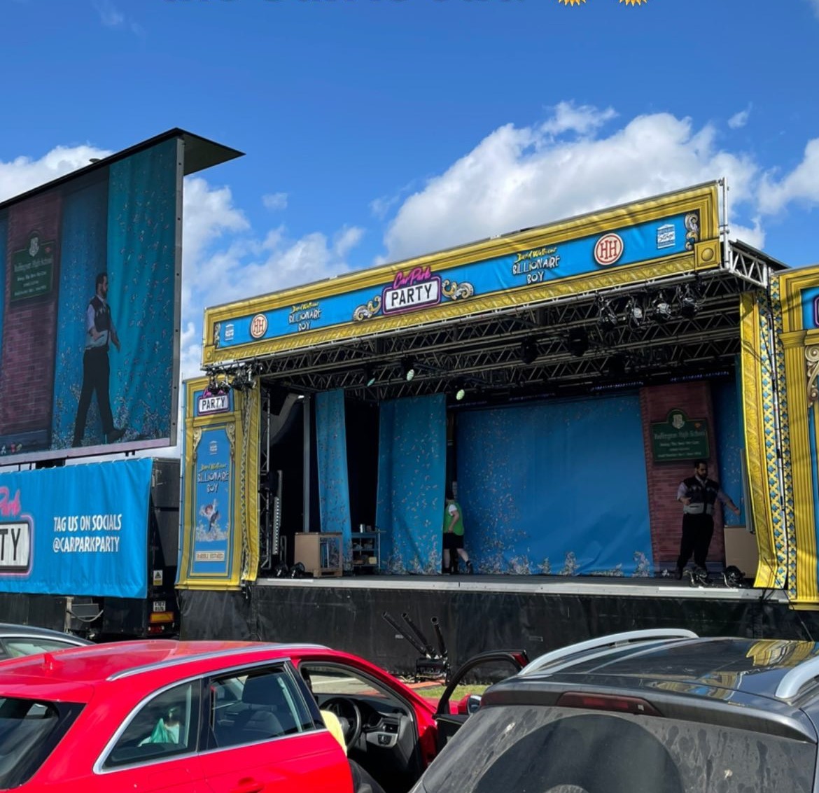 😁 We're back home!

We're <a href="/thenec/">The NEC</a> in Birmingham today for #BillionaireBoy drive-in shows at 11am, 2pm &amp; 5pm 🚘

😎 Come and join us in the sunshine for some weekend #familyfun 

🎟 Remaining tickets available from carparkparty.com