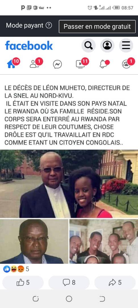 FPLC2's tweet image. C’est un énième cas de rwandais mort et enterré dans son pays d’origine. Mais il se trouve toujours des congolais qui justifient l’injustifiable. On peut ne pas être contre les ressortissants du Kivu. Mais il serait utile de savoir ce qu’ils disaient de la nationalité de Muheto ?