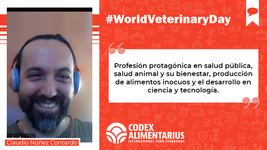  | "Nuestra visión integral, aporta al enfoque de  #UnaSalud, desarrollamos e implementamos Políticas a través de articulación pública/privada". - Claudio Nuñez Contardo  @ACHIPIA  #WorldVeterinaryDay