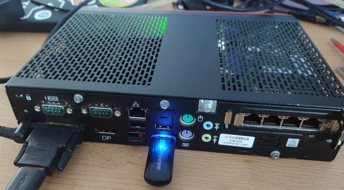 cyablo's tweet image. Looks like a Firewall, what do you think? #opnsense #futro #s920 #i350t4