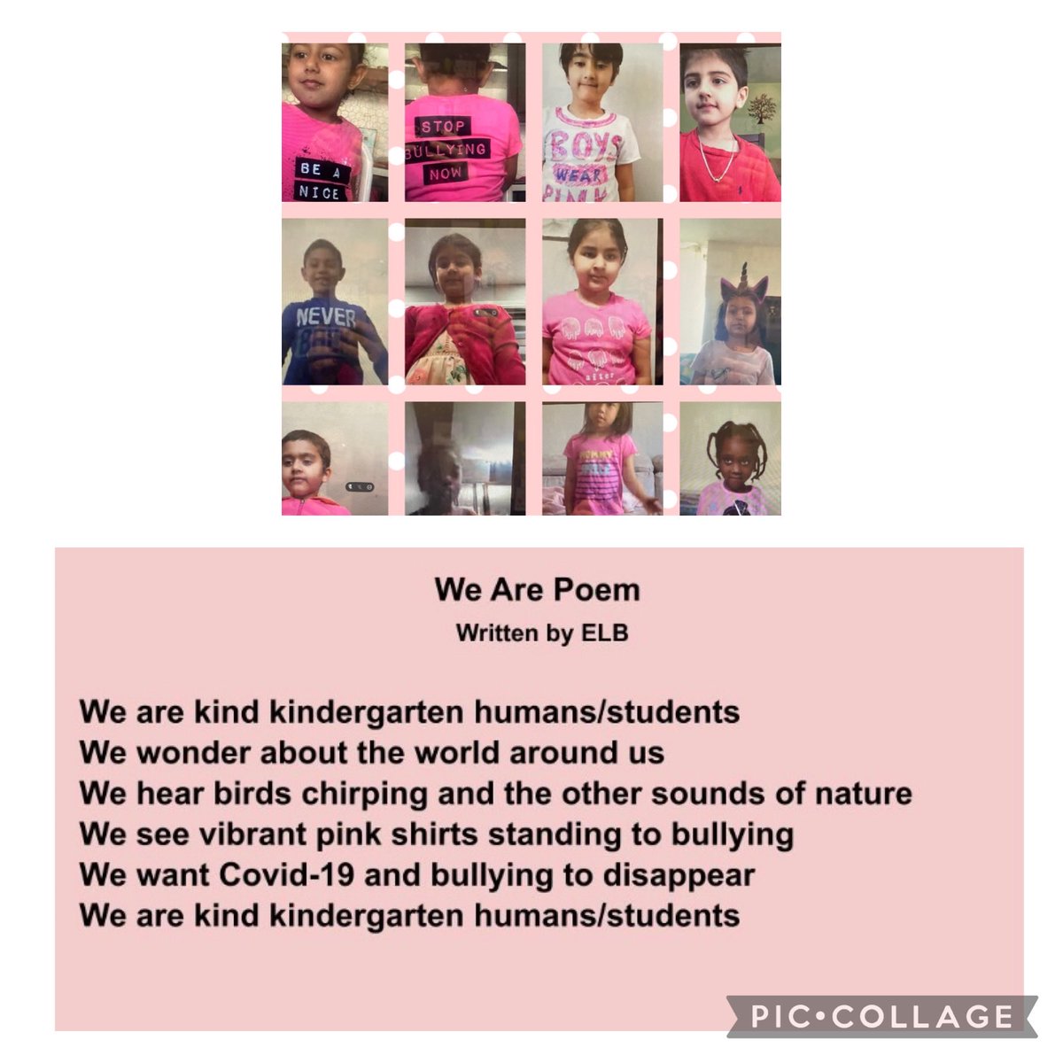 When looking at me. What do I see... #pinkshirtday #stopbullying #Iwonder ⁦<a href="/HickoryWoodPS/">Hickory Wood PS</a>⁩ ⁦<a href="/PeelSchools/">Peel District School Board</a>⁩ ⁦<a href="/teachr20/">🇹🇷🇹🇷🇹🇷</a>⁩ ⁦<a href="/WalterDeanMyer1/">Walter Dean Myers</a>⁩ ⁦@JillianPlumb⁩