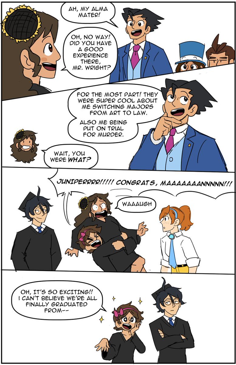 a very themis graduation #aceattorney 
