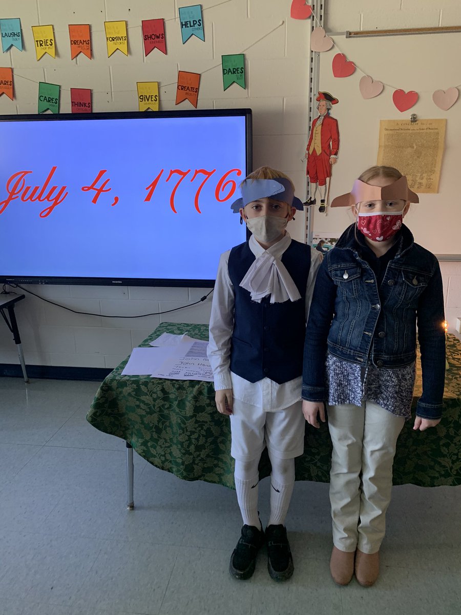 RangersMissC's tweet photo. The Second Continental Congress voted for independence today! Fun wrap up of our Declaration of Independence unit! https://t.co/dQye4bm1Cf