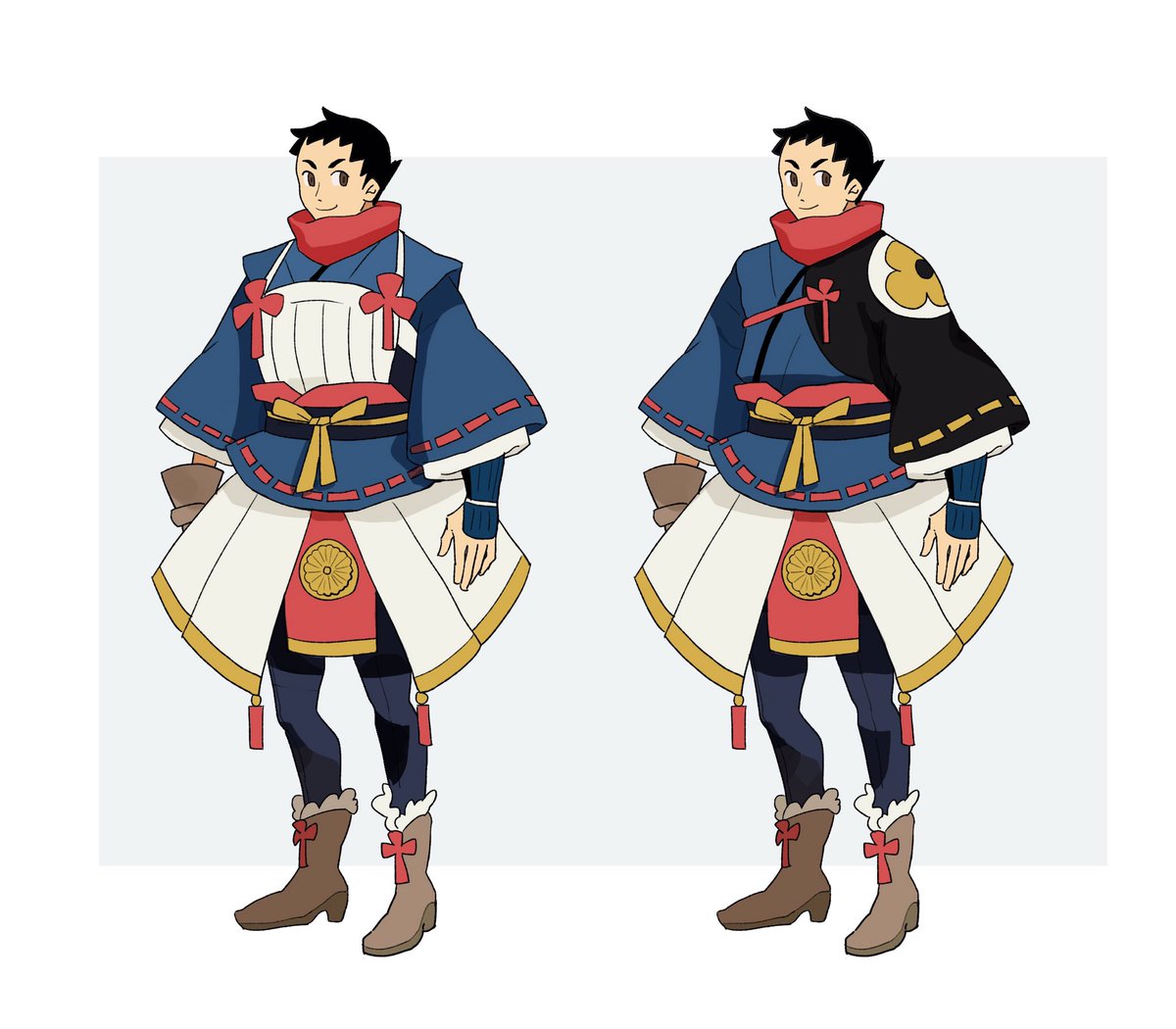 a ryuu i did for class a while back! wanted to design him as an archer 