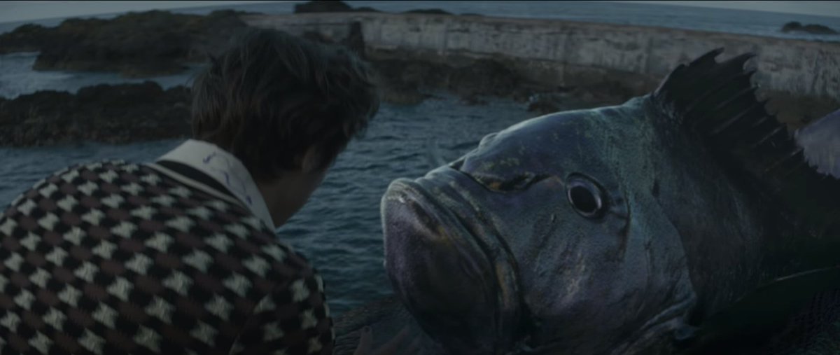 And we repeat the chorus"You don& #39;t have to swim forever& #39;Cause everything is gonna be okay"But this time the boy is saying goodbye. As the fish swims away, he promises that they will see each other again.