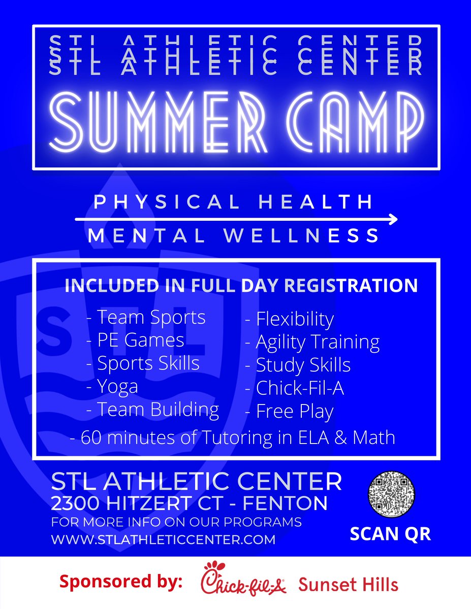 Youth Summer Camp at STL Athletic Center Registration Open - mailchi.mp/7ade277e09d4/y…