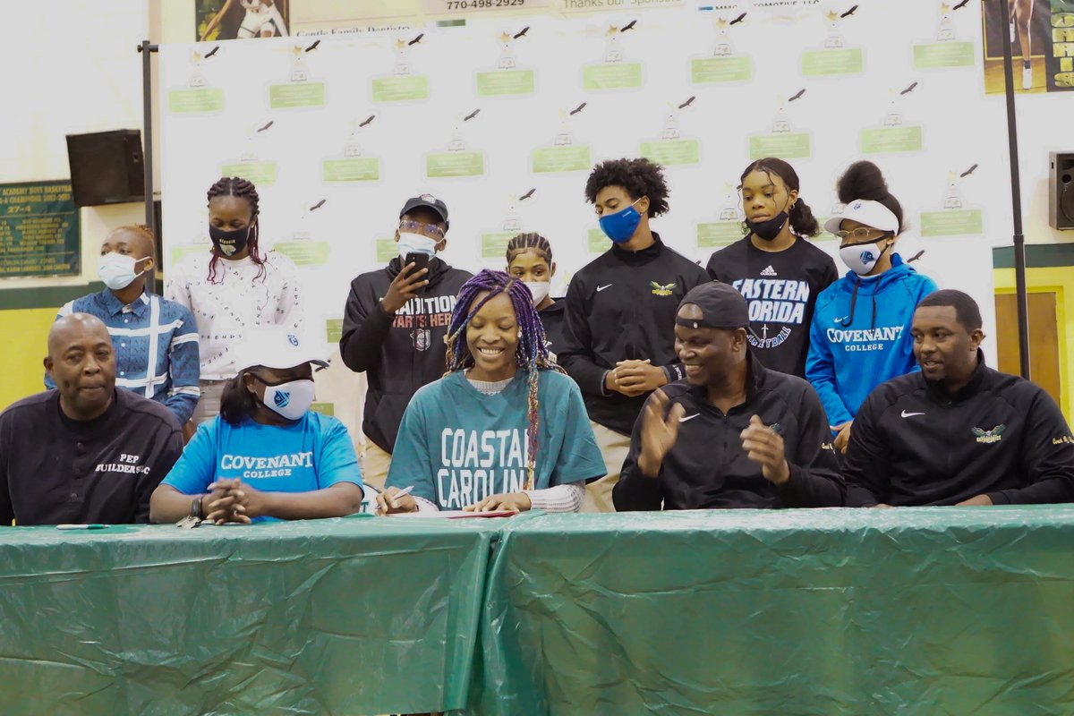 Greenforest Academy hosted signing day April 22, and seven student-athletes signed college scholarships, one of which was the school's first track scholarship.

Story: thechampionnewspaper.com/?p=32986&previ…