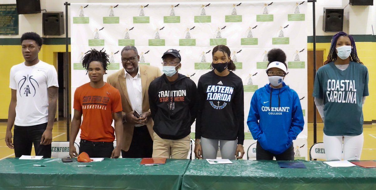 JayChampNews's tweet photo. Greenforest Academy hosted signing day April 22, and seven student-athletes signed college scholarships, one of which was the school's first track scholarship.

Story: https://t.co/gJtUucK4Vj https://t.co/0q8cWHOvTy