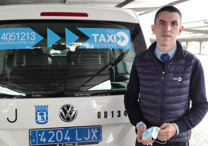 😃Seguimos Sumando solidaridad. 
Hoy se suma a la familia sosdesaparecidos, Santiago Luque que coordinará las alerta a los profesionales del taxi