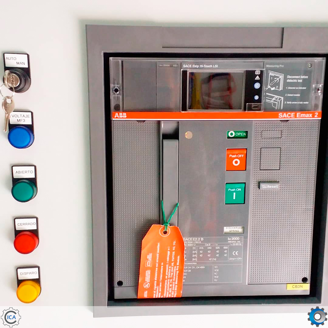 ICAutomatizados's tweet photo. El interruptor automático de bastidor abierto SACE #Emax2 ha sido diseñado para aumentar la eficiencia. Es el único interruptor que protege los circuitos eléctricos y que, al mismo tiempo, reduce el consumo energético. https://t.co/uTLPbHxeUn