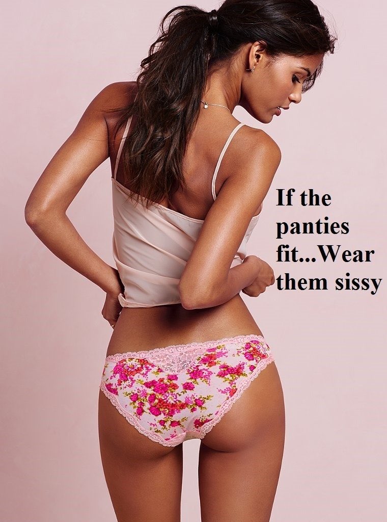 Wearing female panties would make you a perfect sissy.