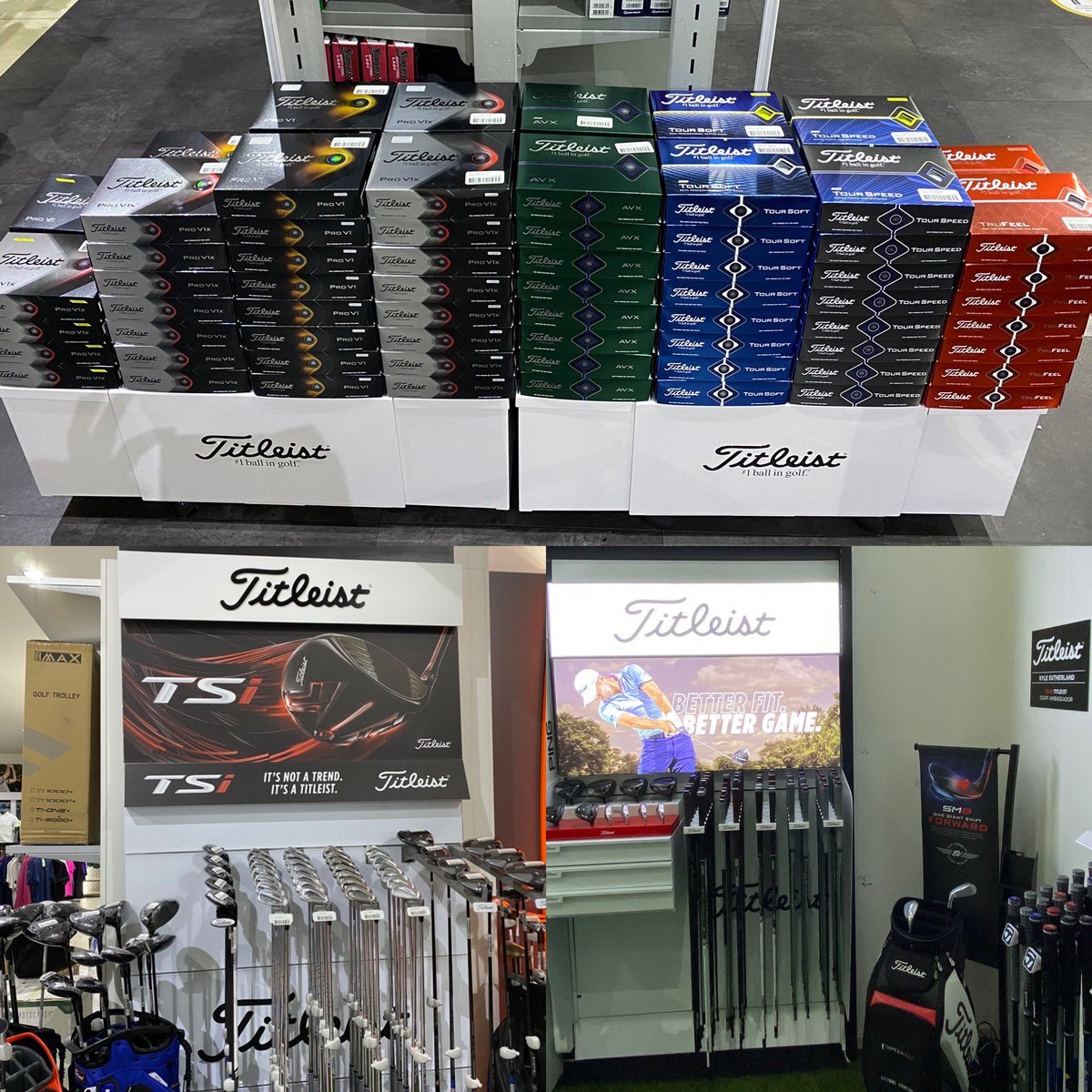 GamolaGolf's tweet photo. We are especially pleased with how strong our @Titleist product is looking as we get ready to open. This TSi range is 🔥 &amp; goes without saying that it will be a popular choice amongst custom fits this year.. 

#ItsATitleist #Golf #ScottishGolf 

@mikeybaxter87 https://t.co/Rotg8CxmSY